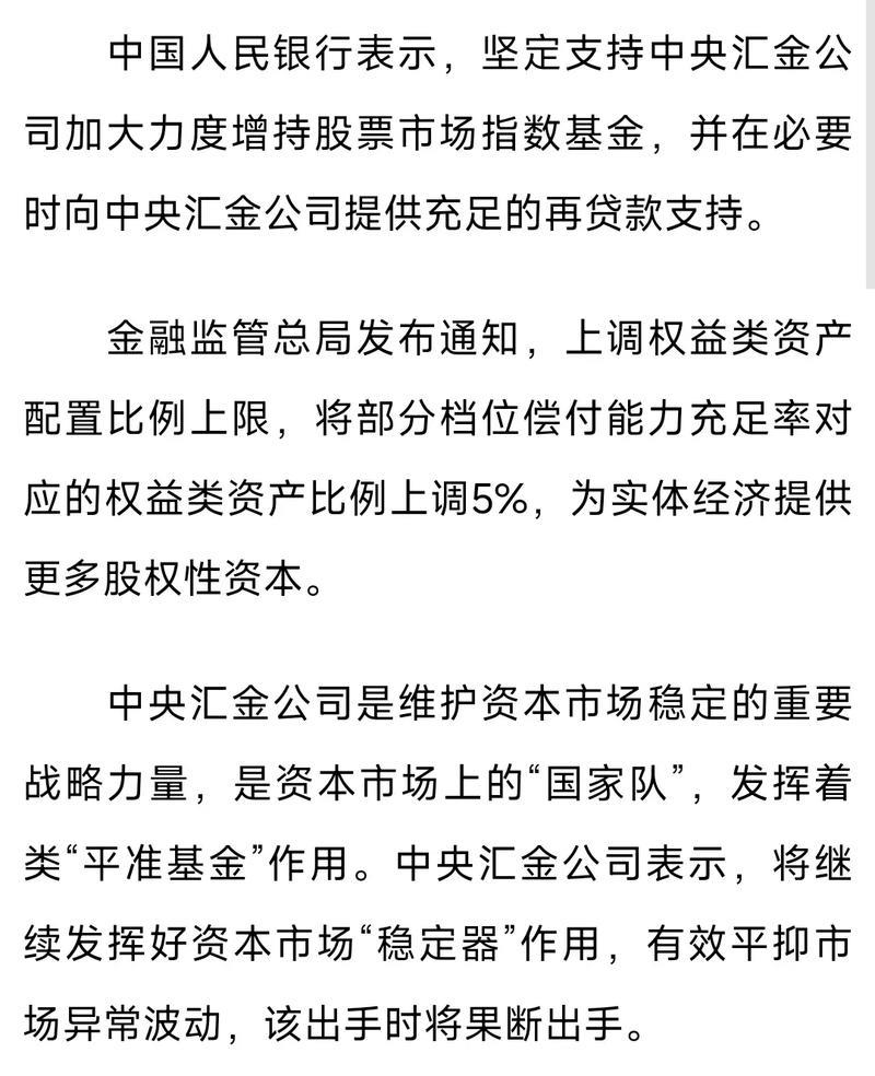 关键时刻“国家队”出手,坚定看好中国资本市场 关键时刻“国家队”出手,坚定看好中国资本市场